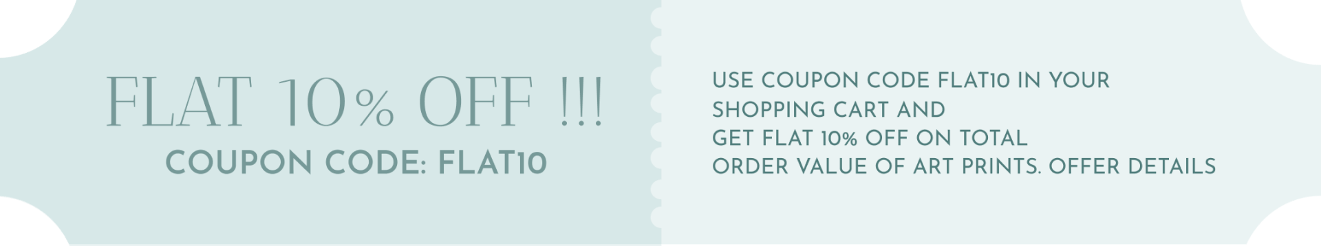 Website Discount Offer