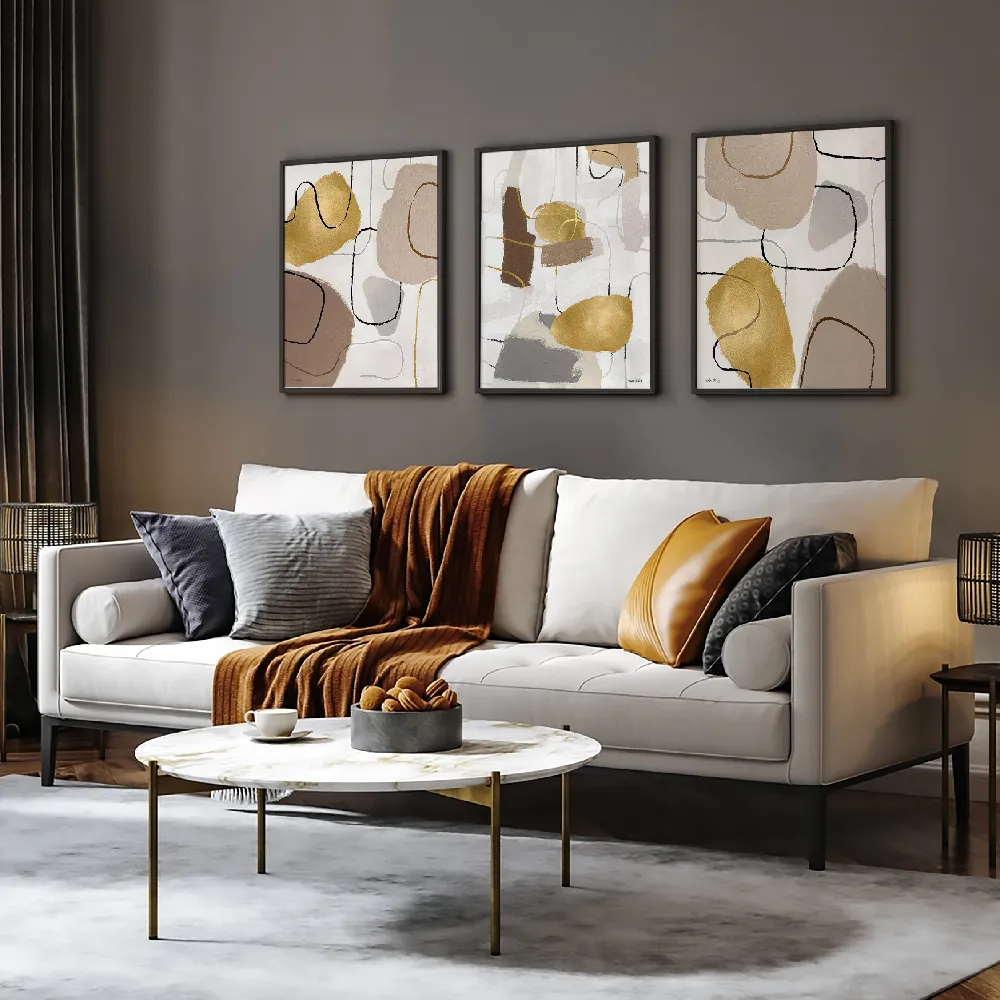 Set of wall art painting,Hidden Agenda 