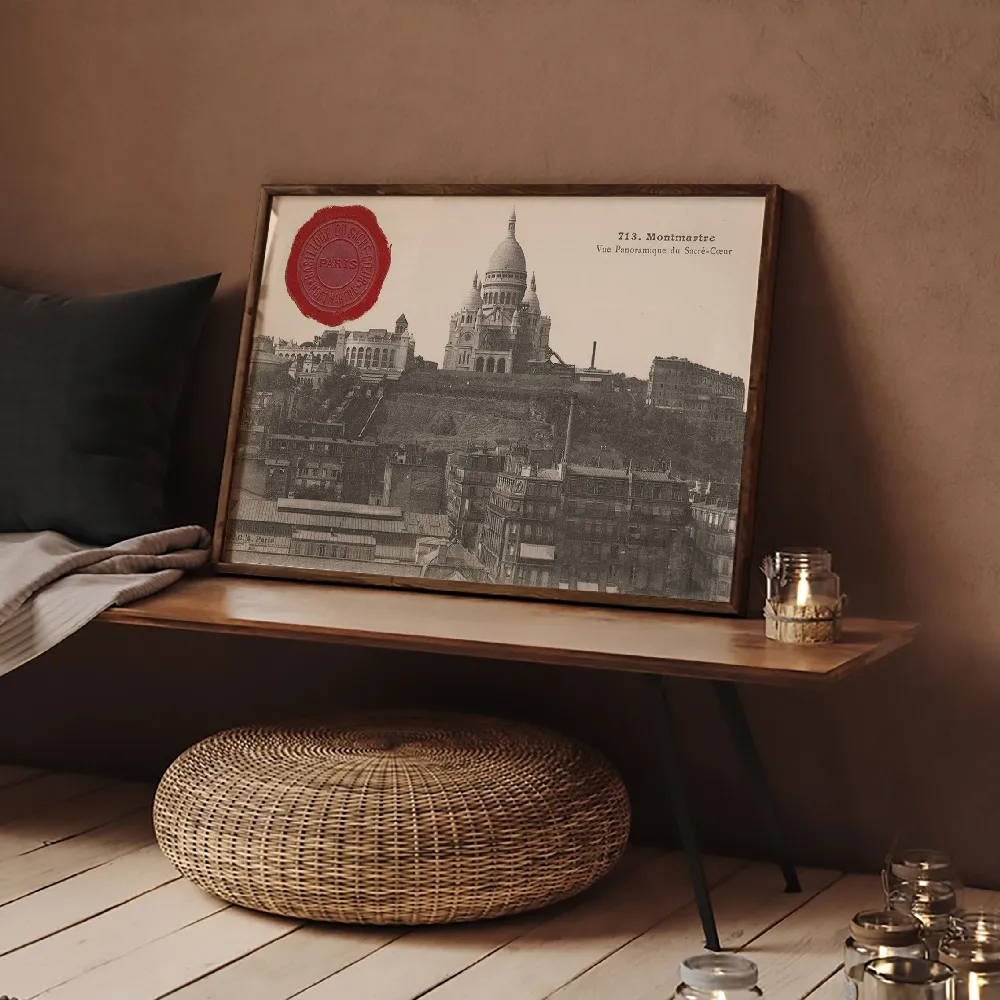 Set of wall art paintings full view