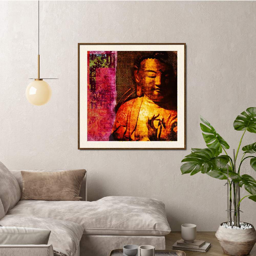 Set of wall art paintings full view