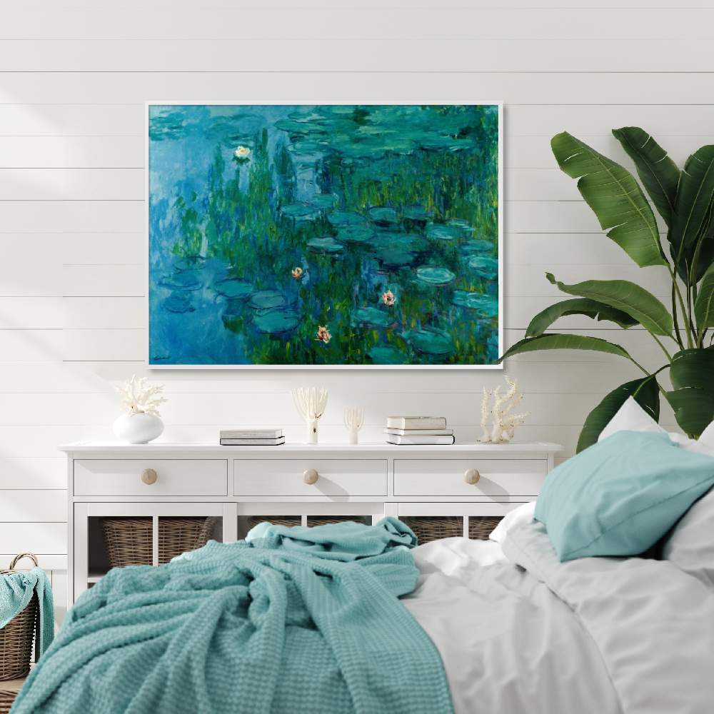 Set of wall art paintings full view