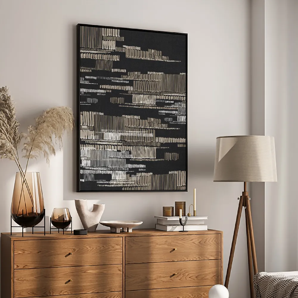 Set of wall art painting,Rhythms of Shades