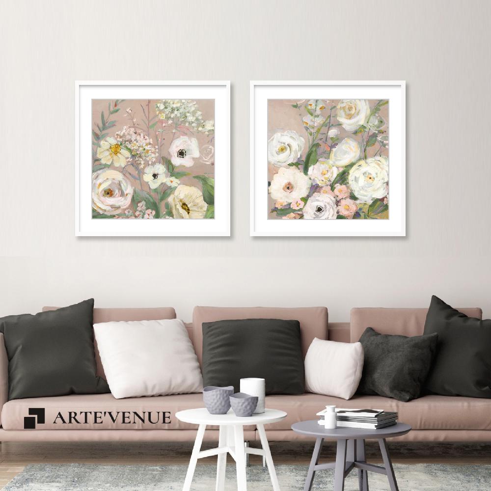 Set of wall art paintings full view