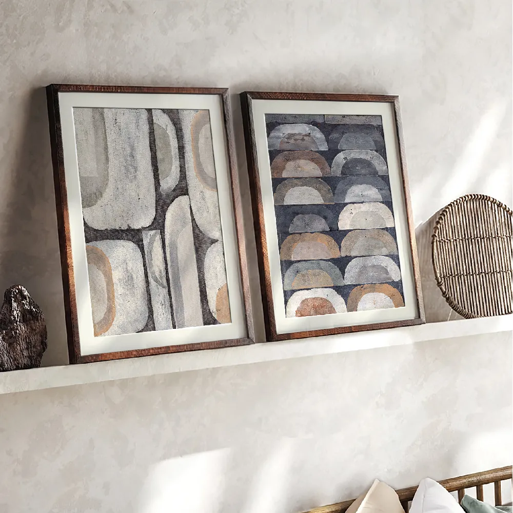 Set of wall art painting,Shape Shift III