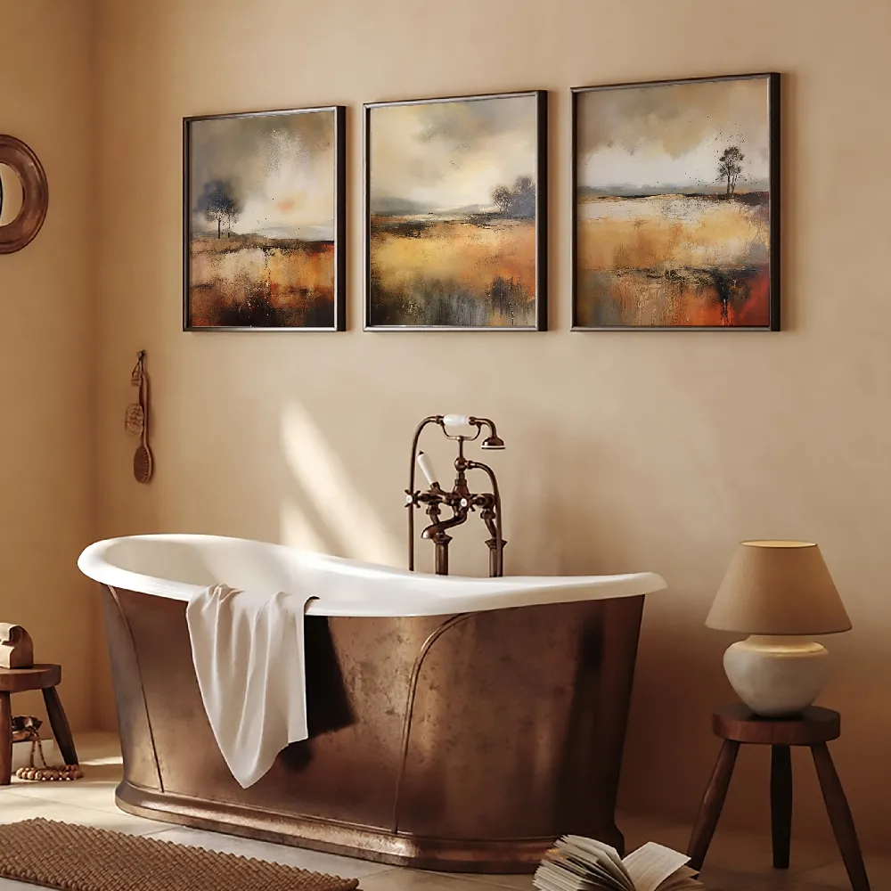 Set of wall art painting,Scenic Beauty in Abstraction