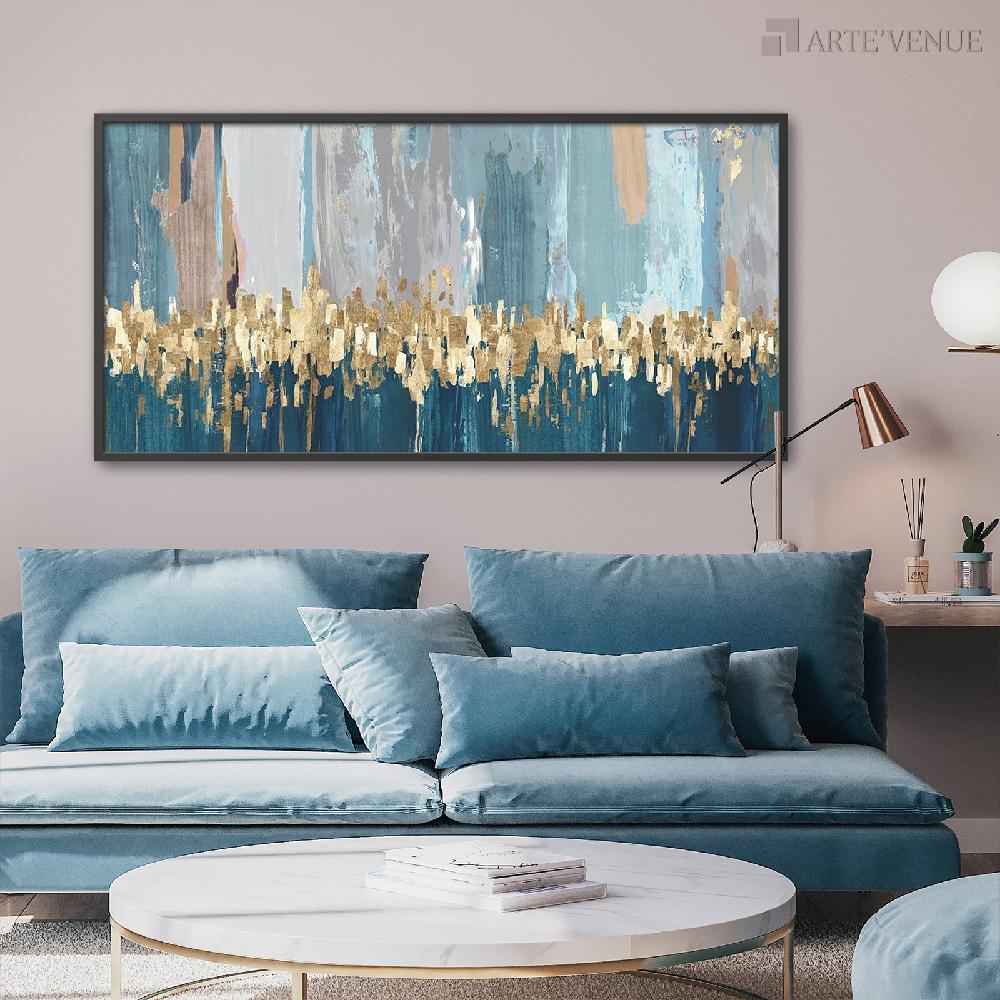 Set of wall art paintings full view