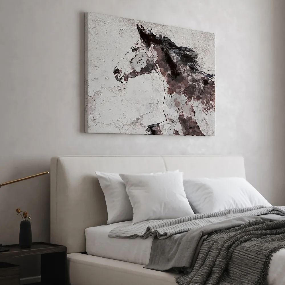 Set of wall art painting,Winner Horse