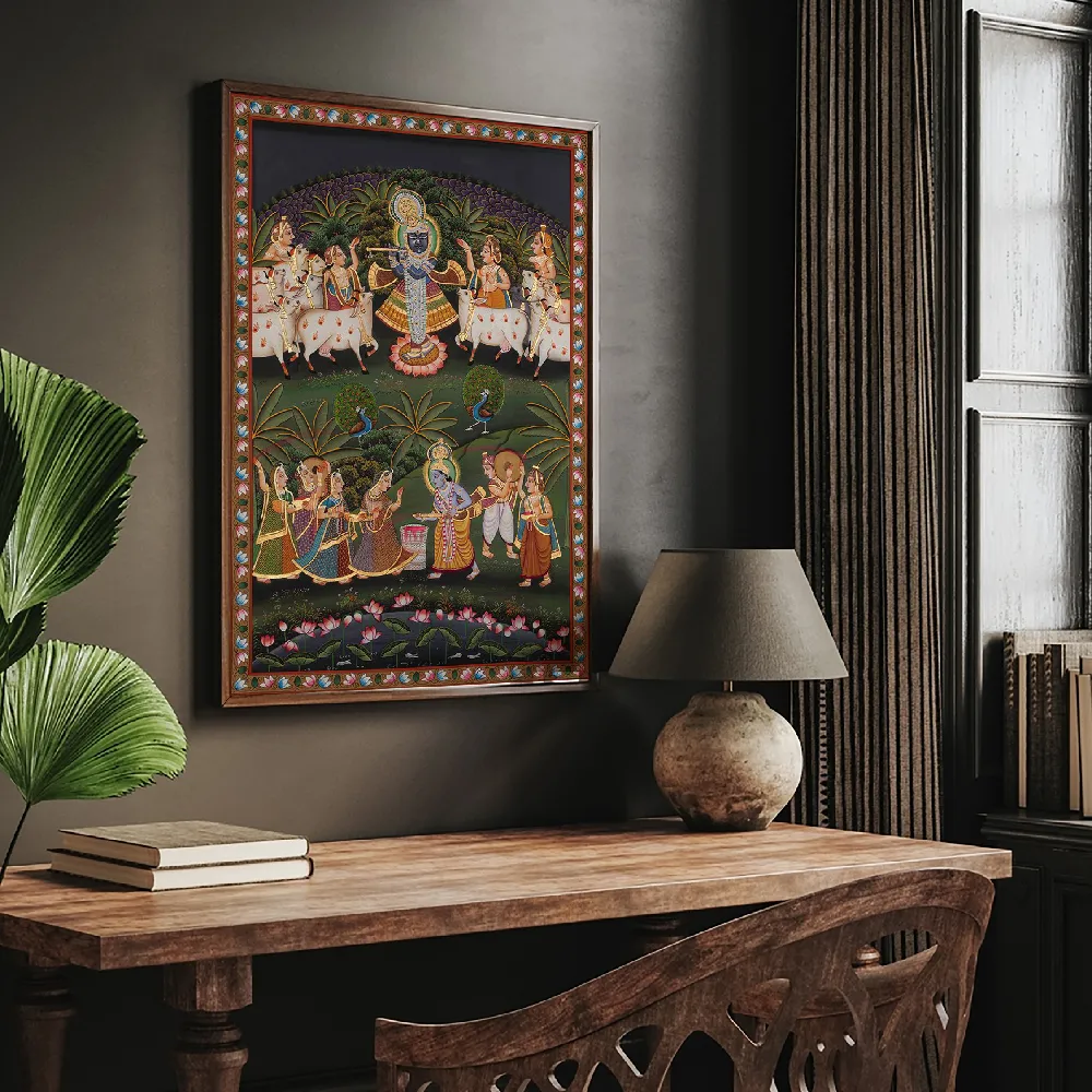 Set of wall art painting,PICHWAI ART