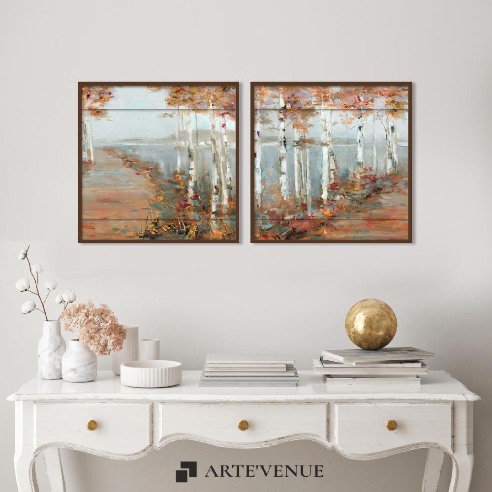 Set of wall art paintings full view