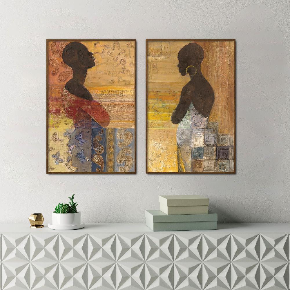 Set of wall art painting,Women of the World 
