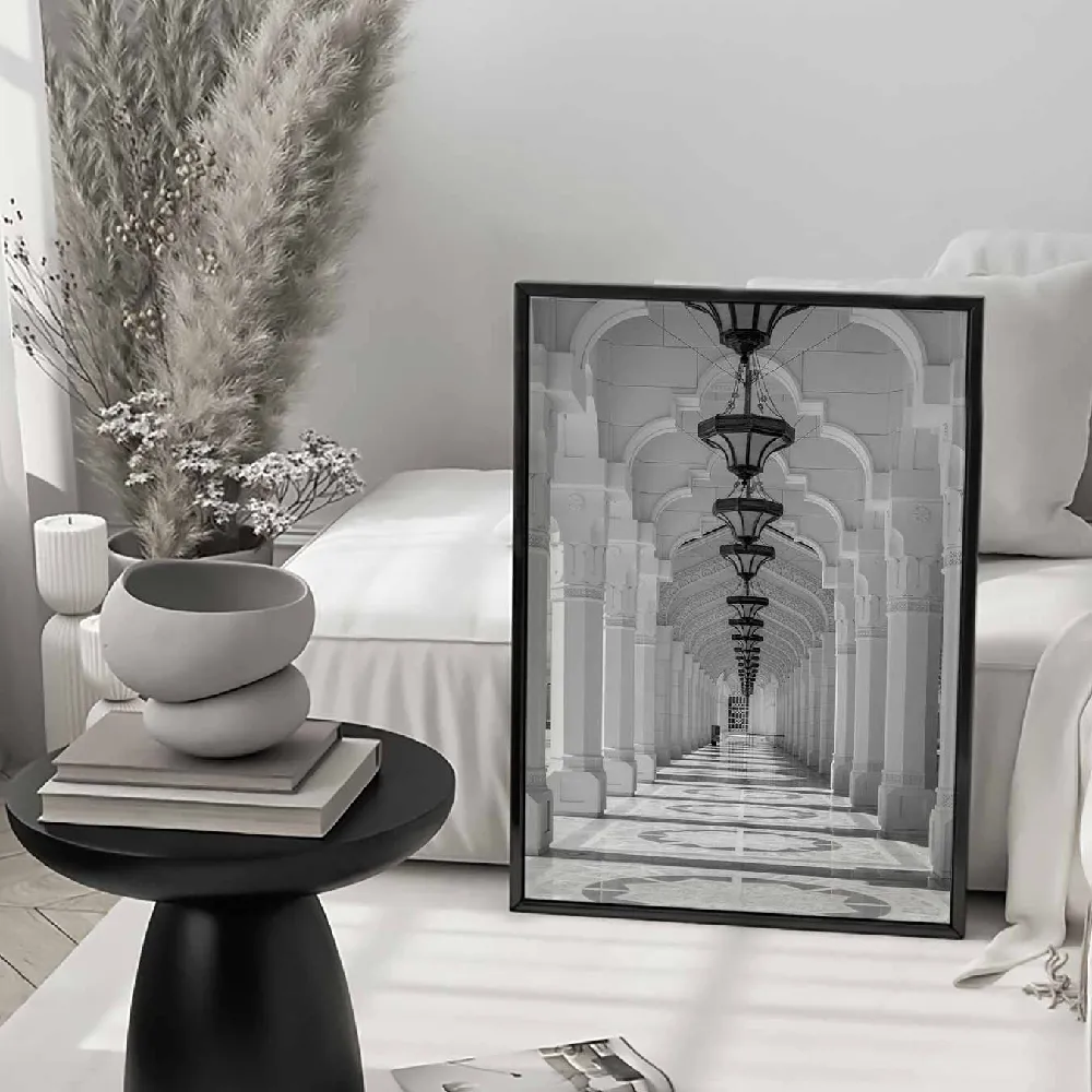 Set of wall art painting,Abu Dhabi Walkway