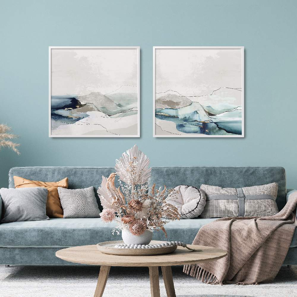 Set of wall art painting,Delicate Dunes I 