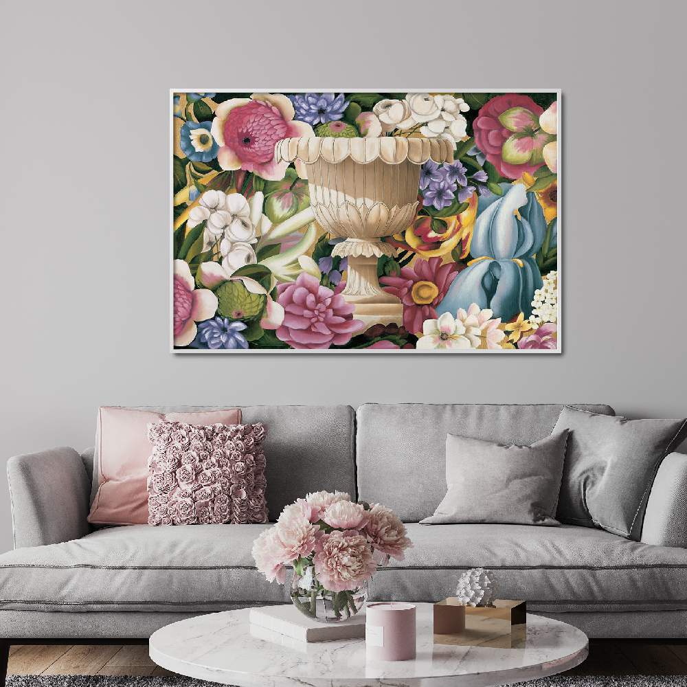 Set of wall art painting,Floral Festa