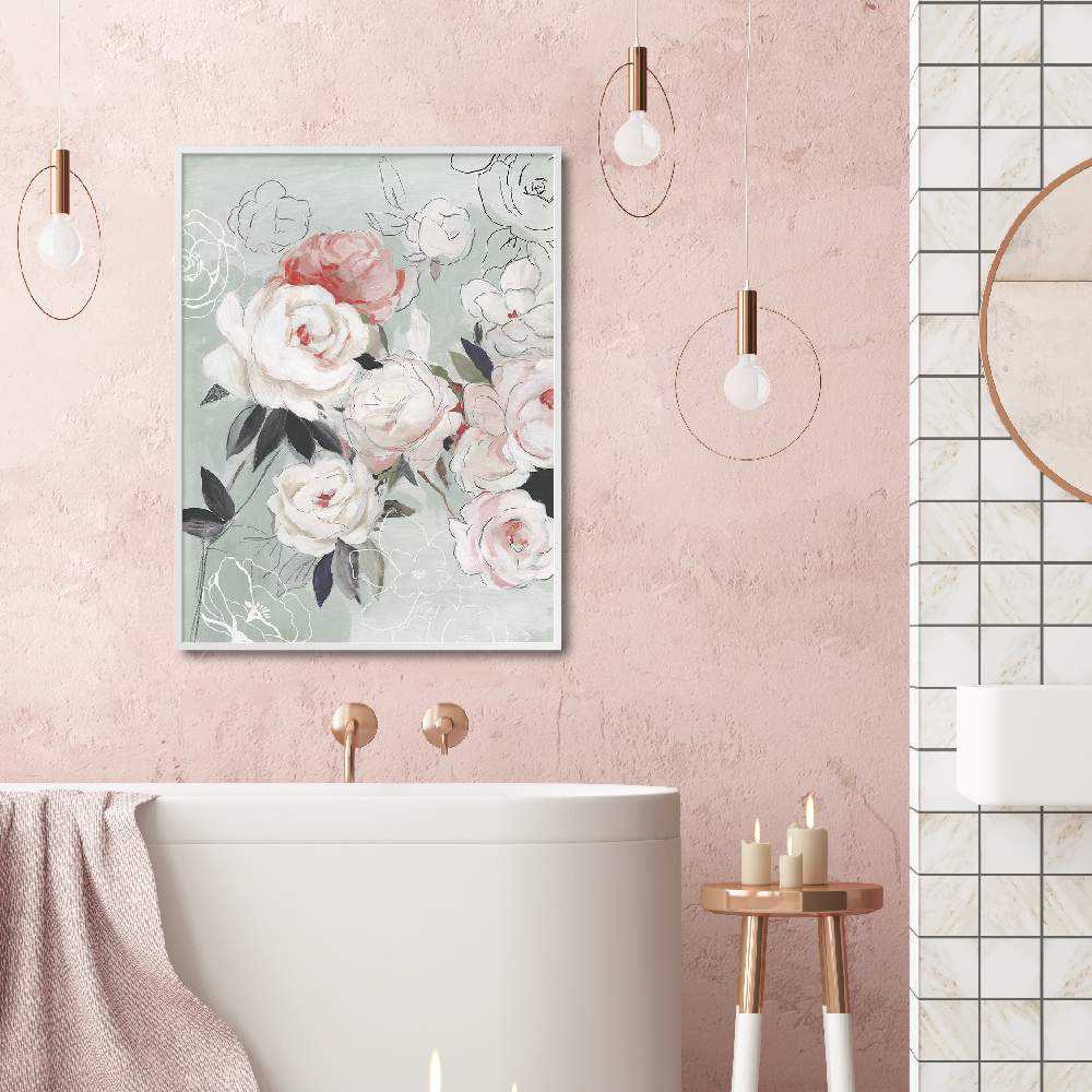 Set of wall art paintings full view