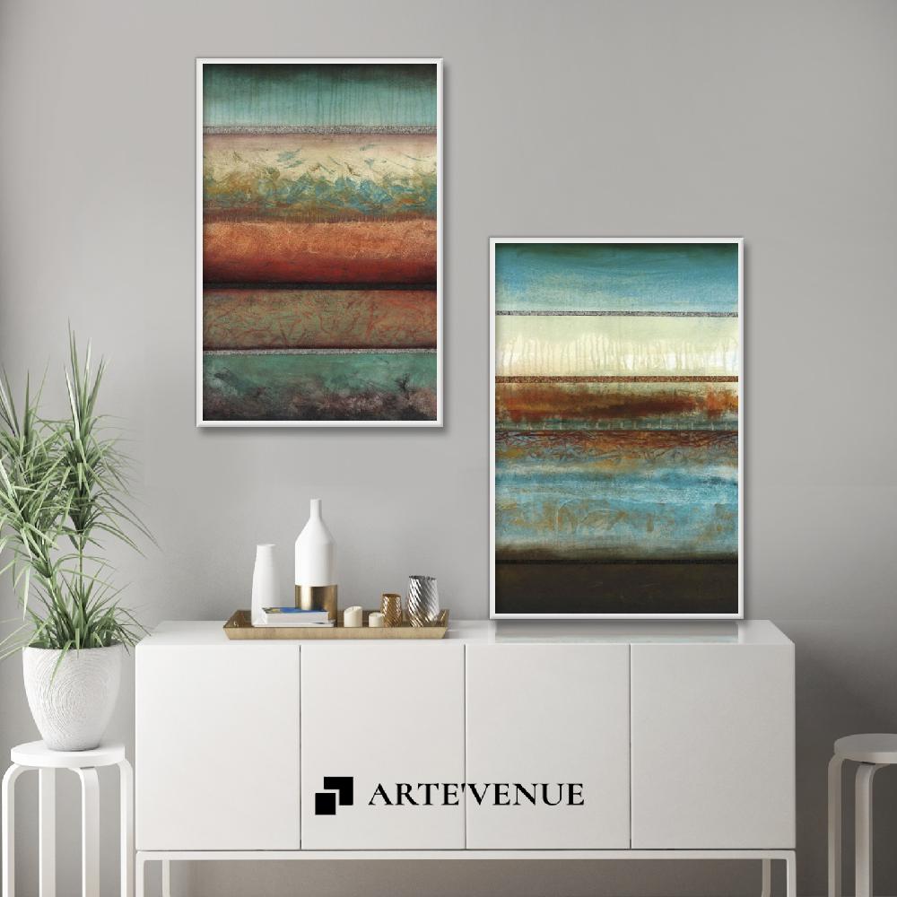 Set of wall art paintings full view