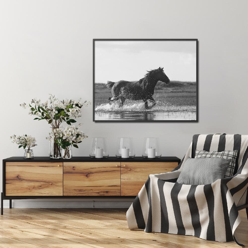 Set of wall art painting,Run Like the Wind