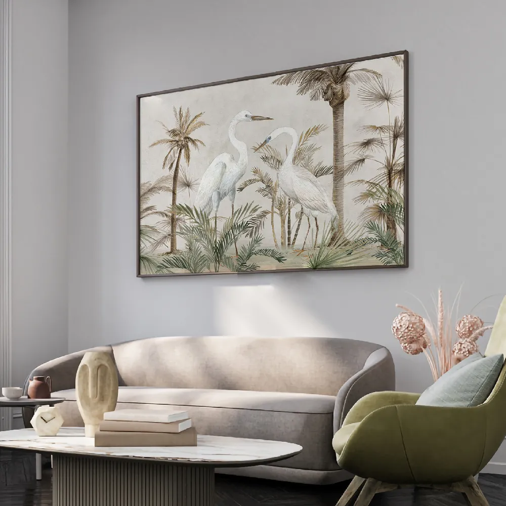 Set of wall art paintings full view