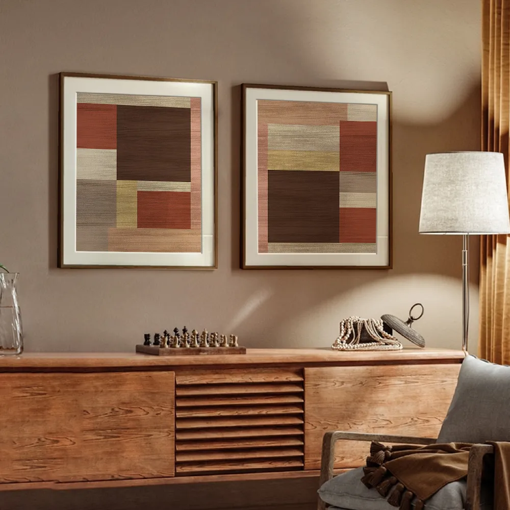 Set of wall art painting,Kilter I