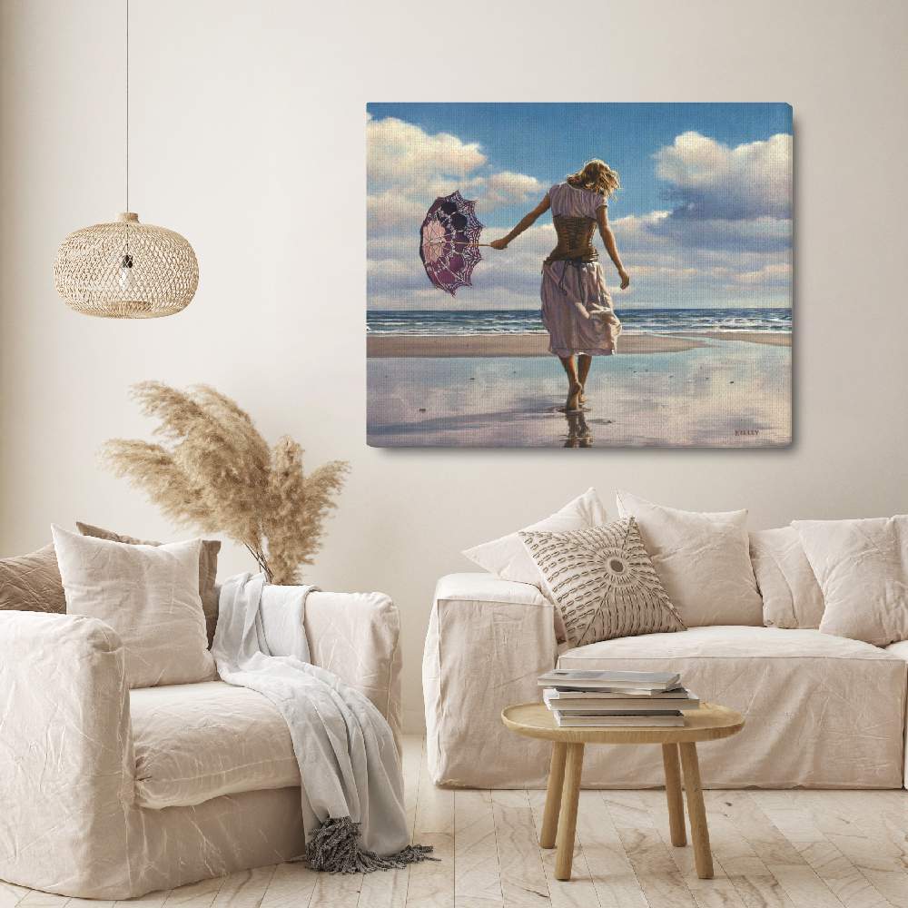 Set of wall art paintings full view