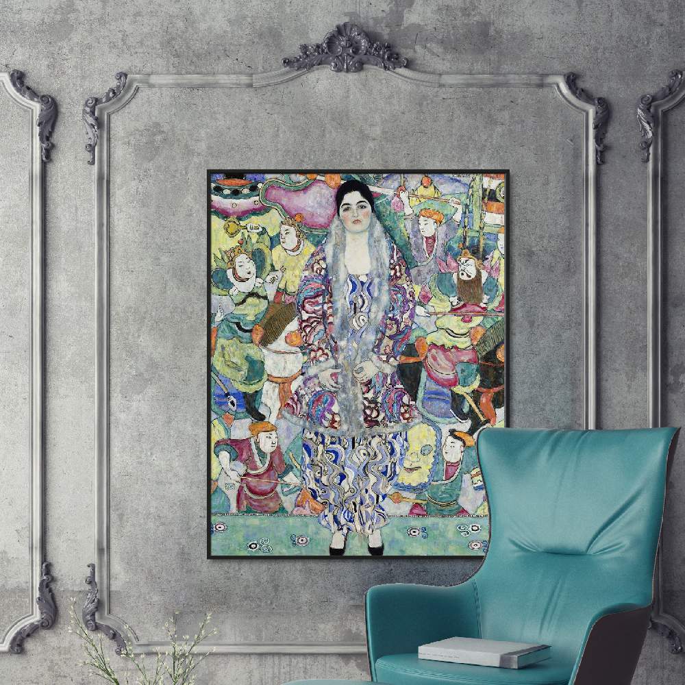 Set of wall art paintings full view