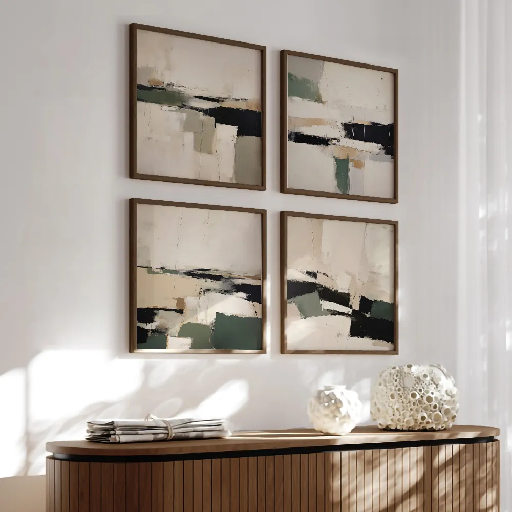 Set of wall art painting,The Lovely Landscape