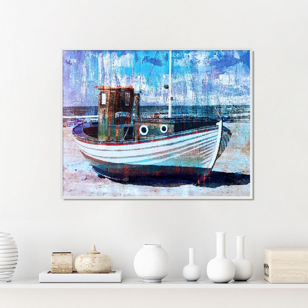 Set of wall art paintings full view