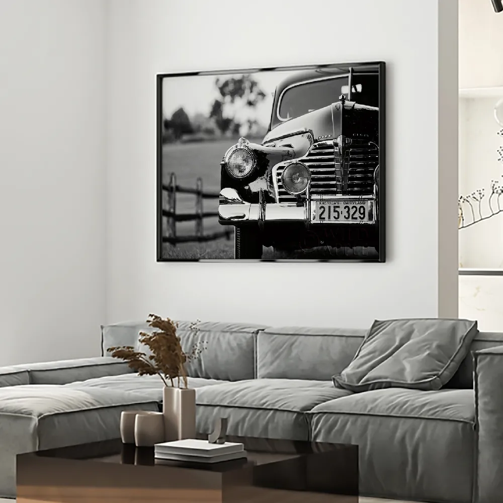 Set of wall art painting,Classic Car