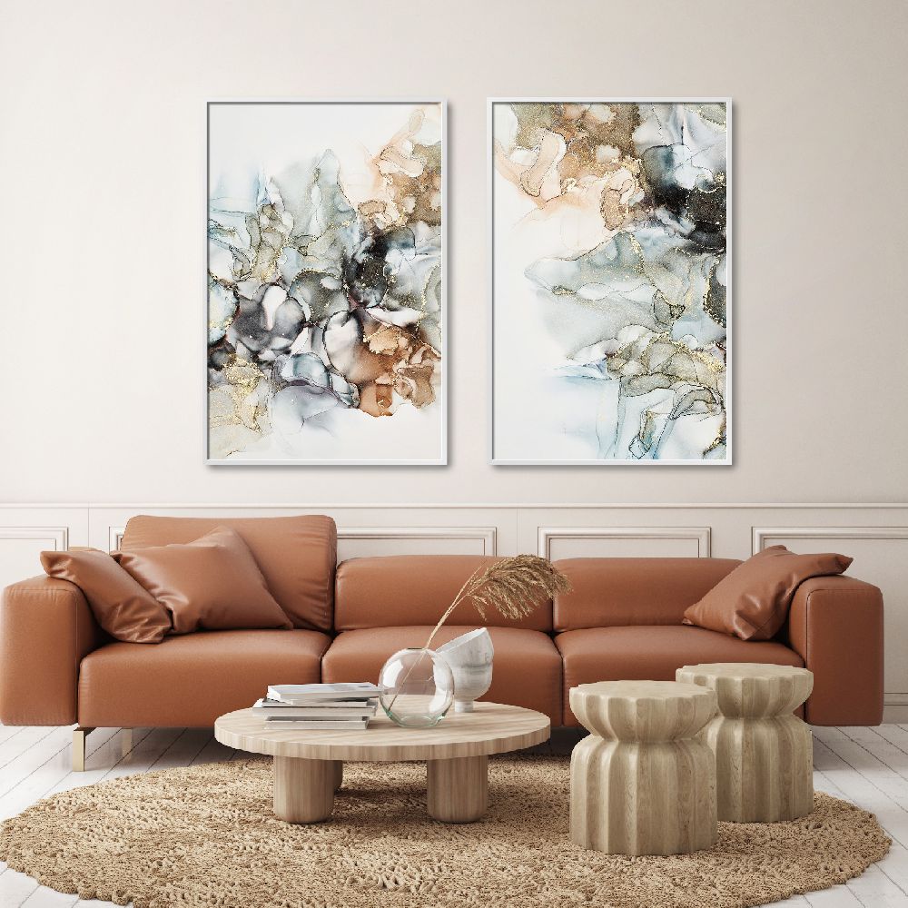 Set of wall art painting,Cosmos