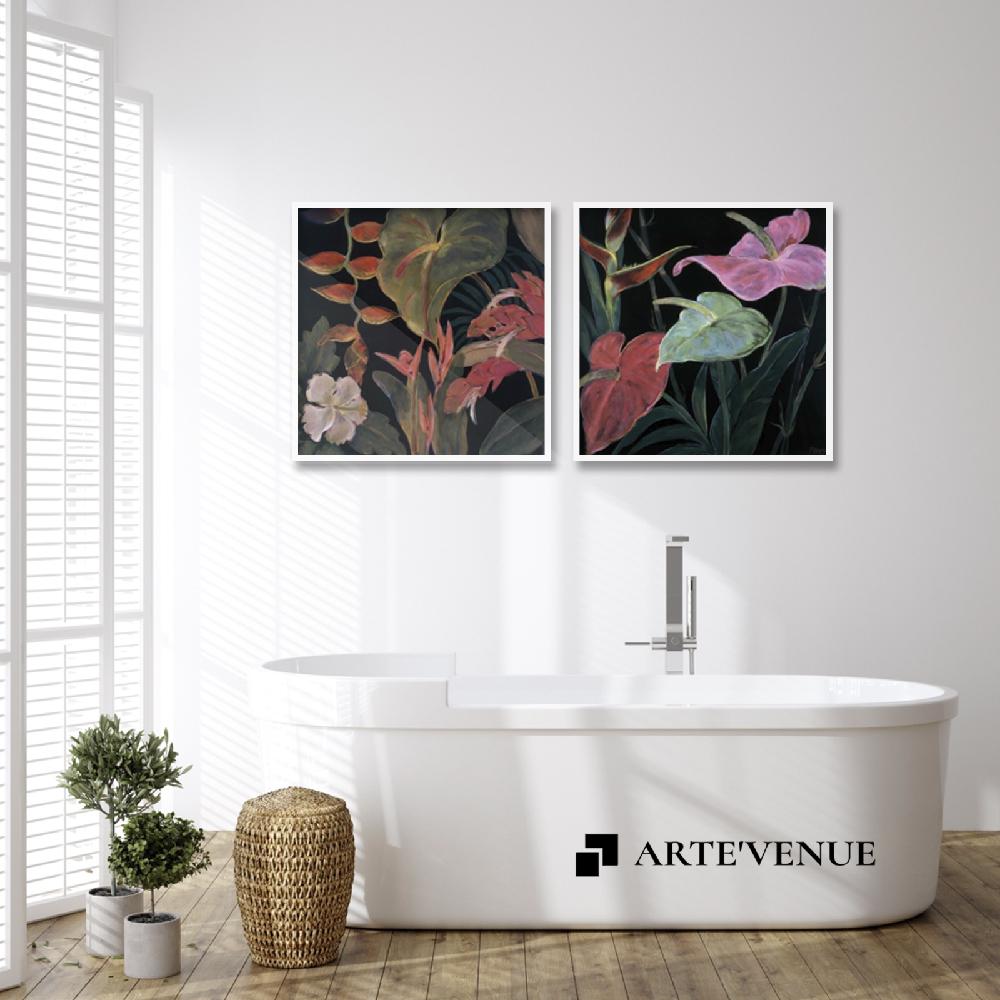 Set of wall art paintings full view