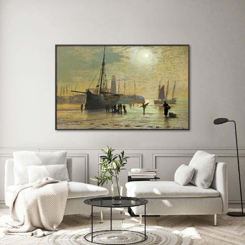 Set of wall art paintings full view