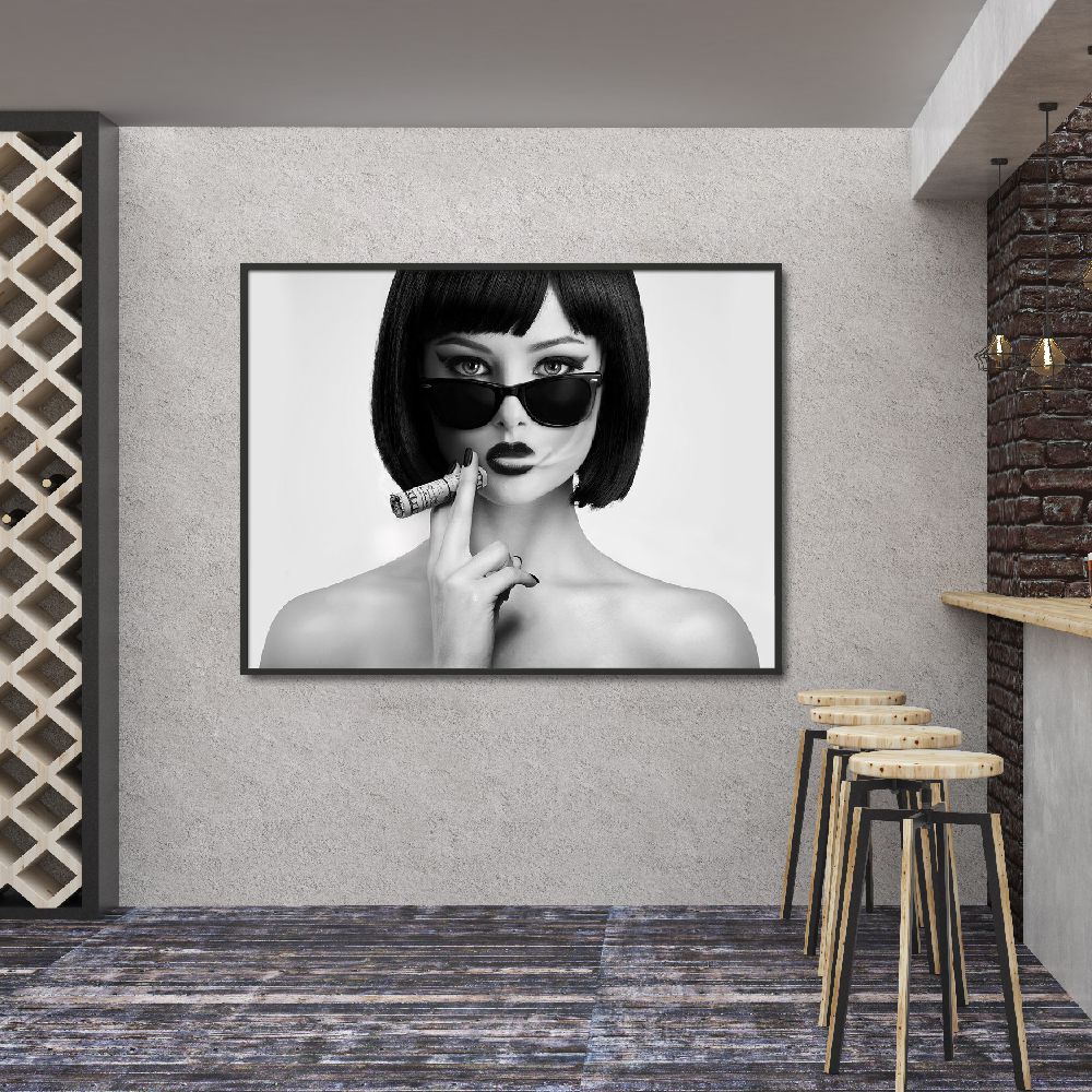 Set of wall art painting,Smoke This