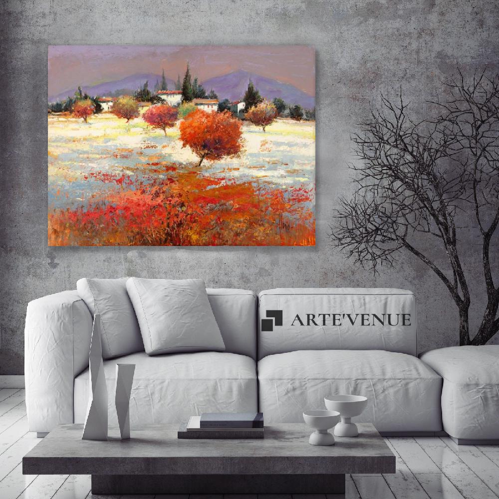 Set of wall art paintings full view