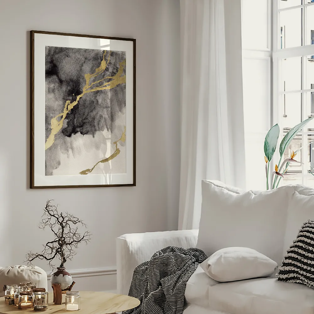 Set of wall art painting,Graphite Wash 