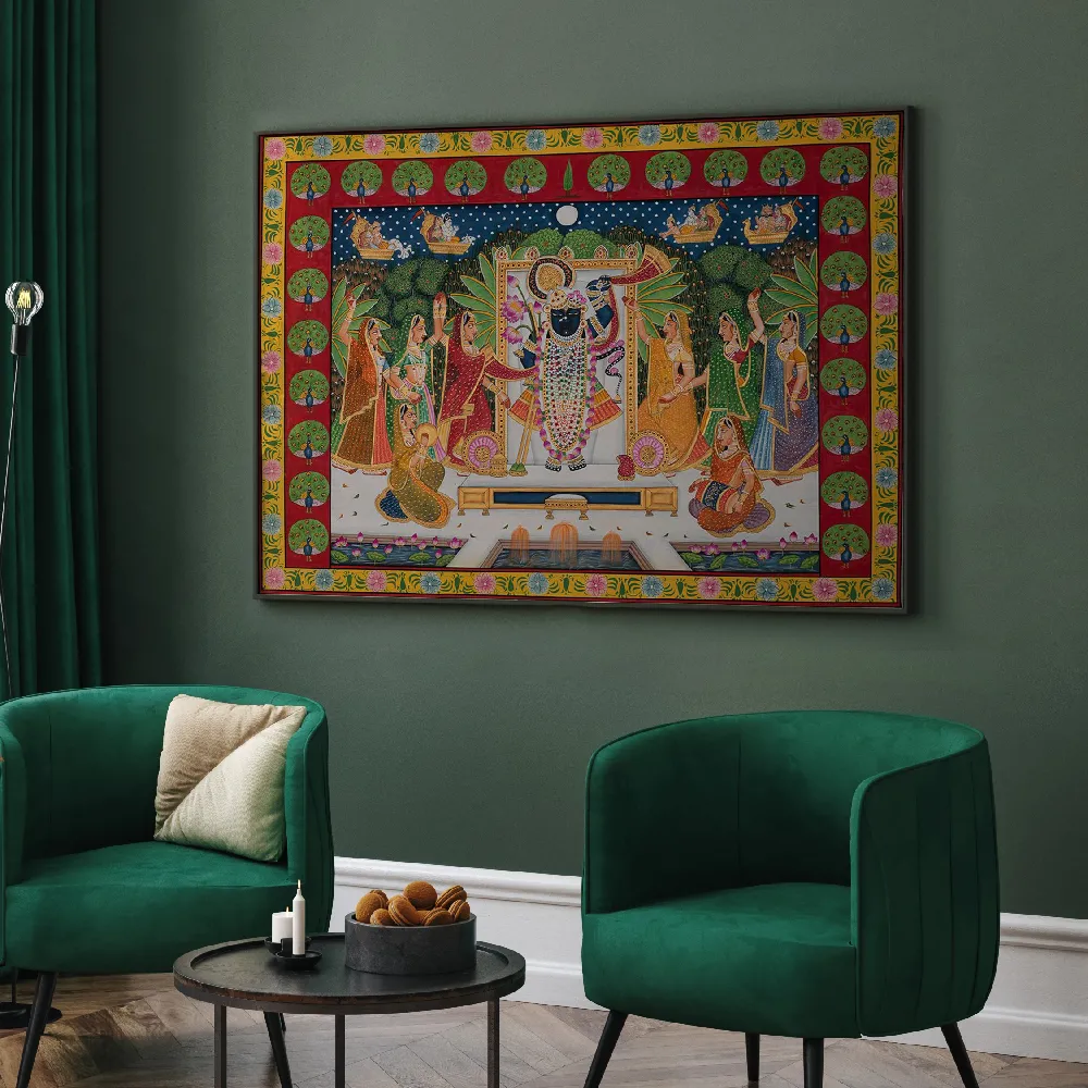 Set of wall art painting,PICHWAI FINE ART