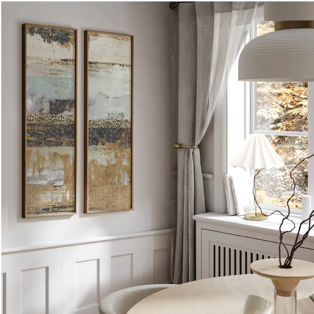 Set of wall art painting,Long ethnic 