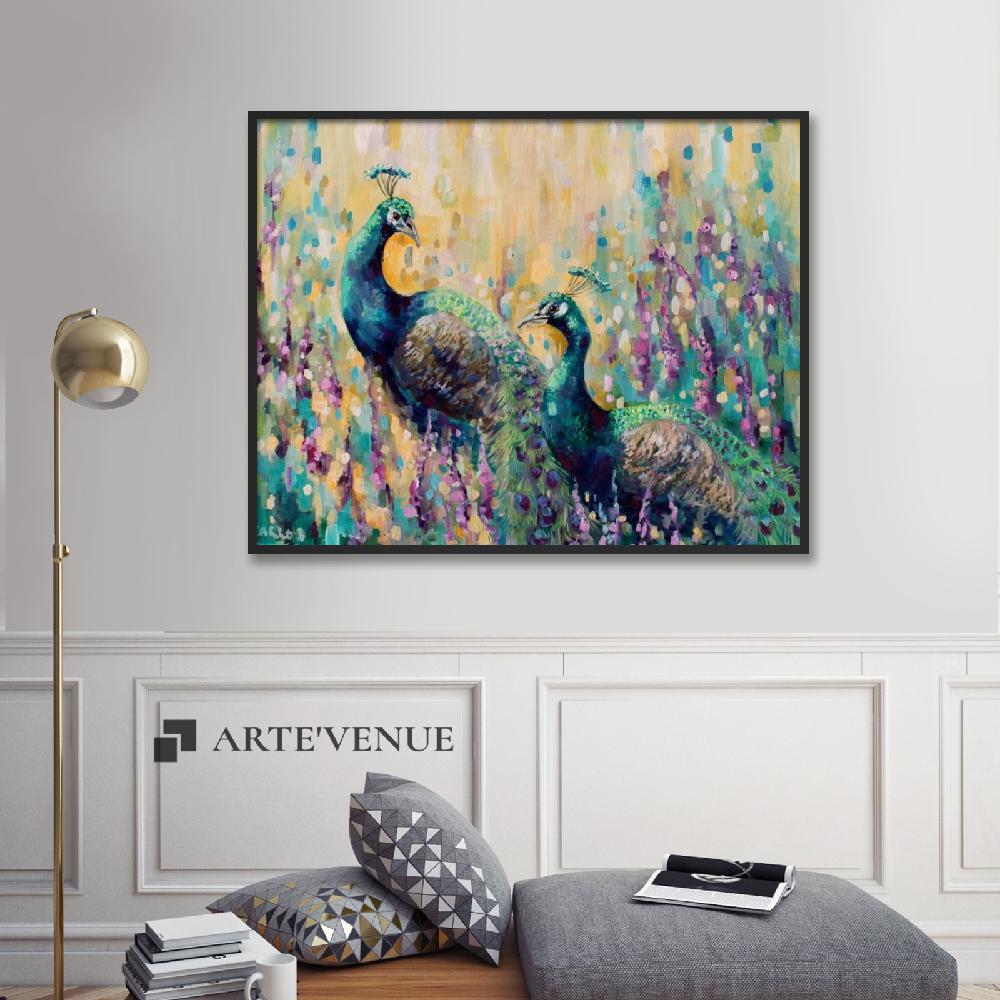 Set of wall art paintings full view