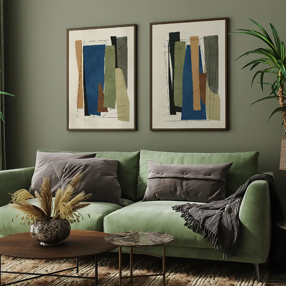 Set of wall art painting,Sync