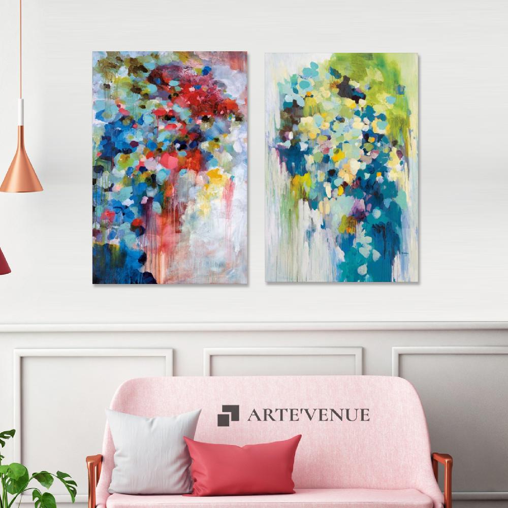 Set of wall art paintings full view