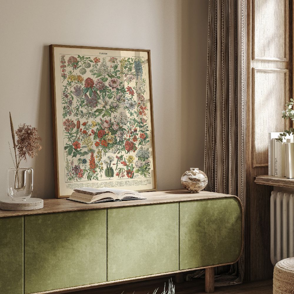 Set of wall art paintings full view