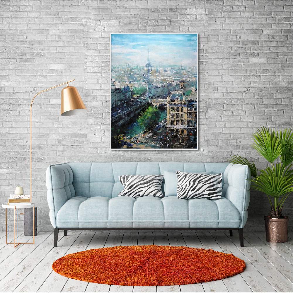 Set of wall art painting,Tower In The Distance