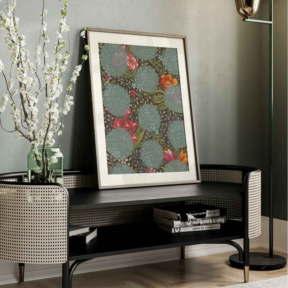 Set of wall art painting,Colourful Flower