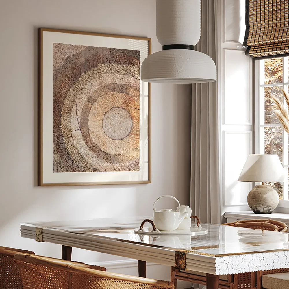 Set of wall art paintings full view