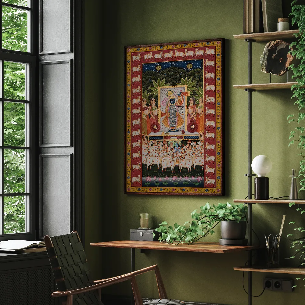 Set of wall art painting,PICHWAI ART