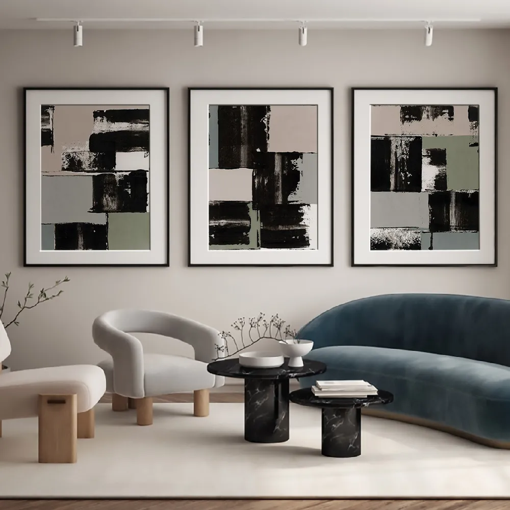 Set of wall art painting,Dark Express 