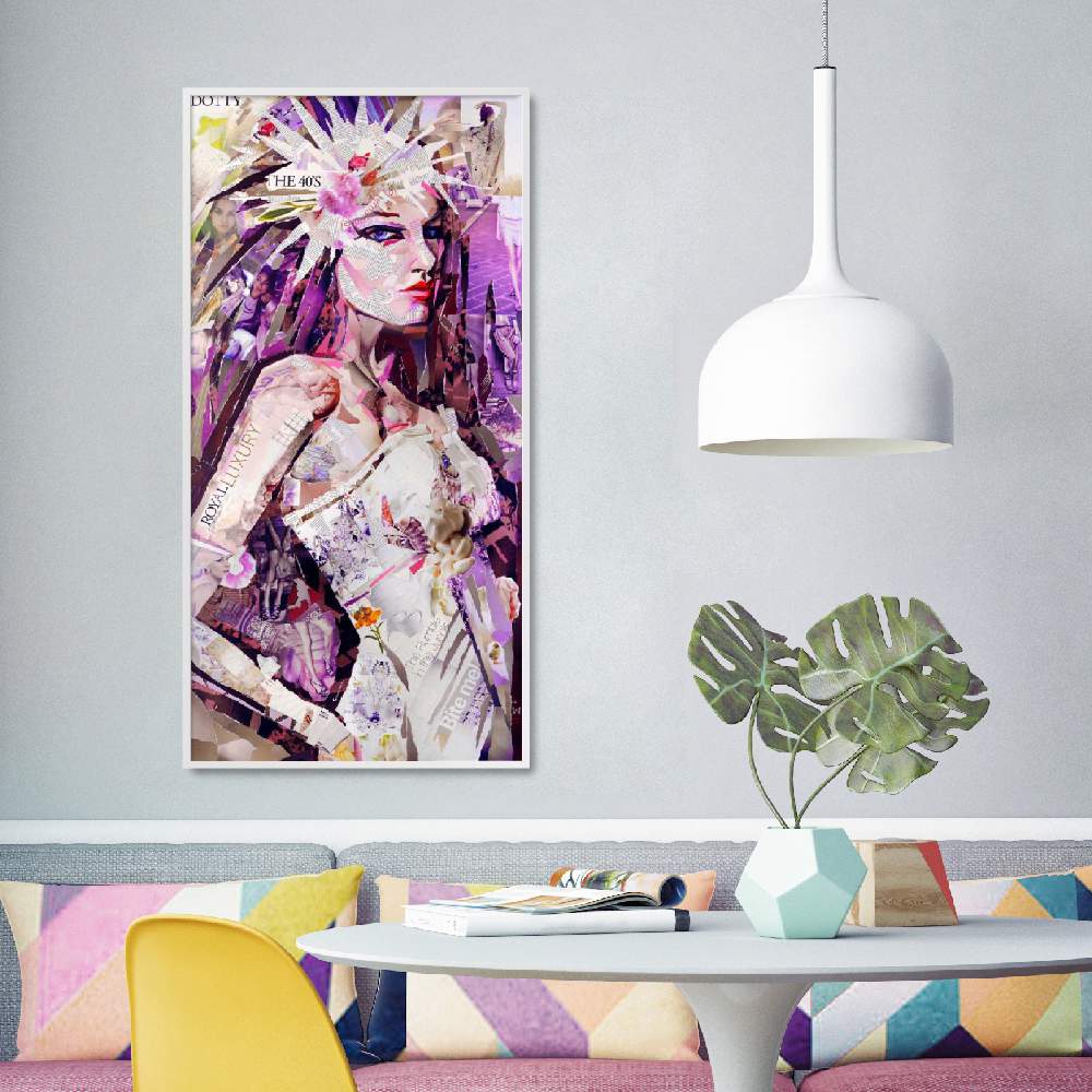 Set of wall art paintings full view