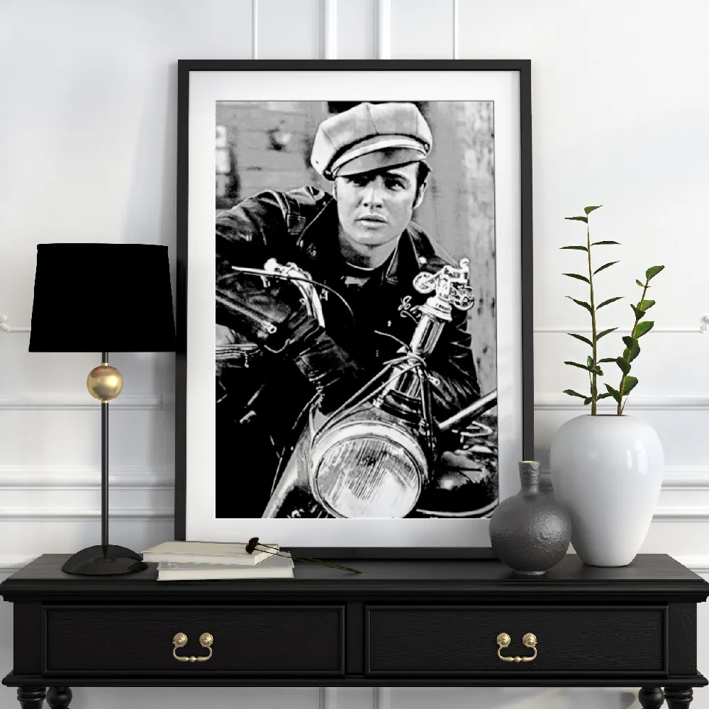 Set of wall art painting,Marlon Brando - The Wild One