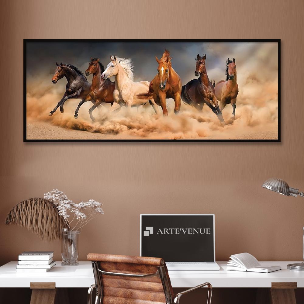 Set of wall art paintings full view