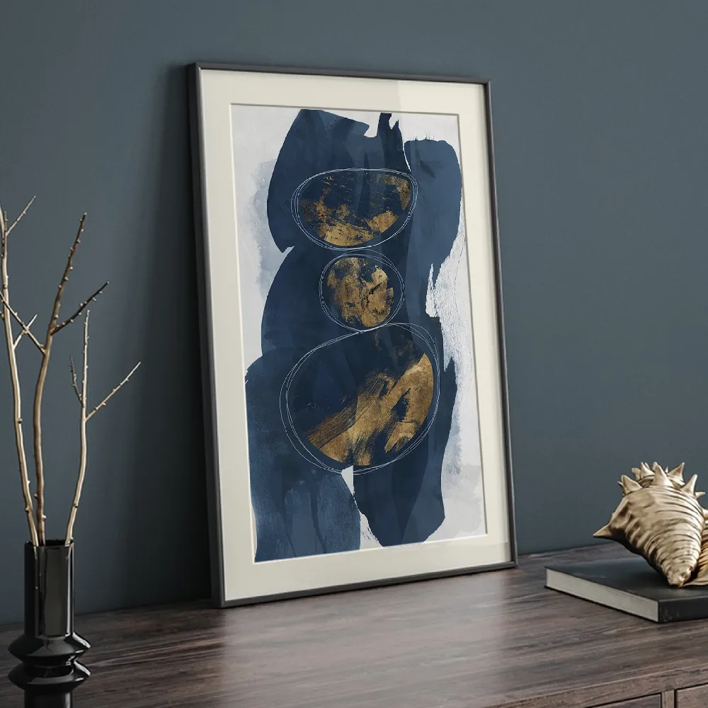 Set of wall art painting,Three Stones