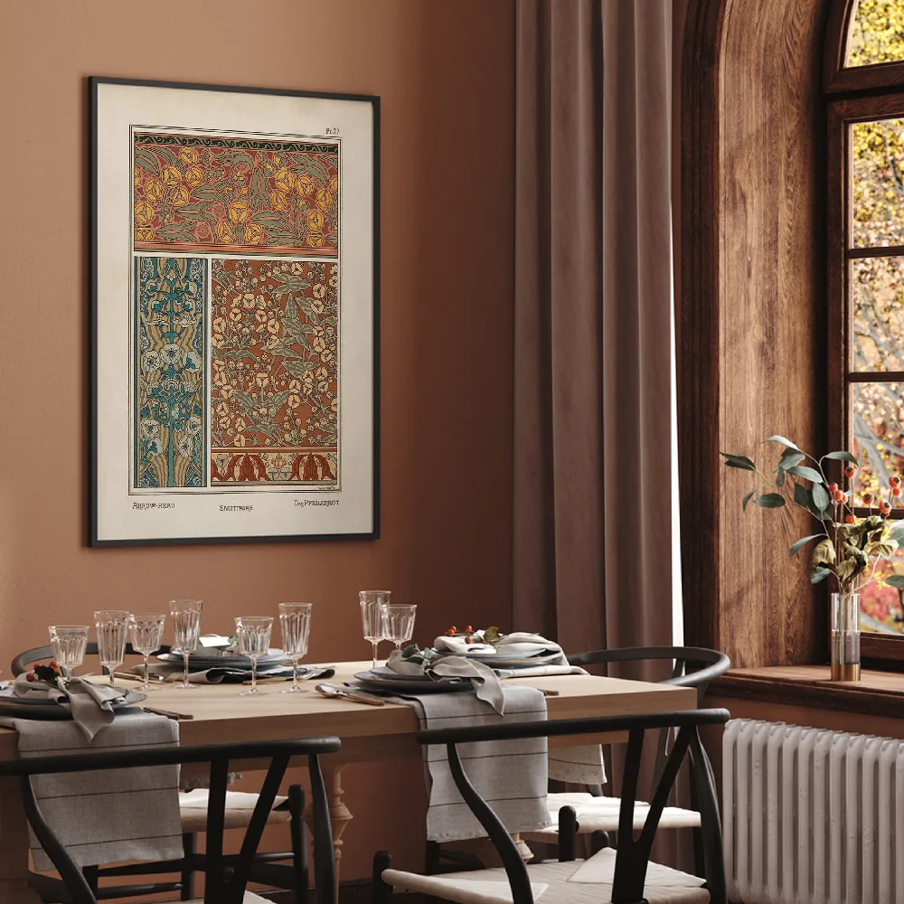 Set of wall art paintings full view