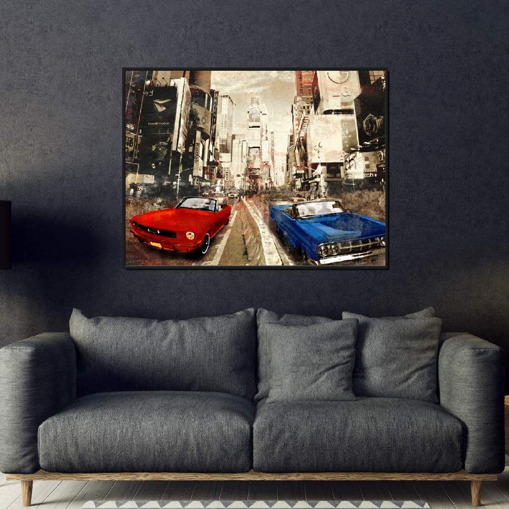 Set of wall art painting,Horse Power